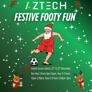 Aztech Festive Footy Camp 2025 - Reception, Year 1 and Year 2