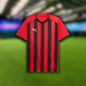 Puma TeamLiga26 Striped Jersey (Red/Black)